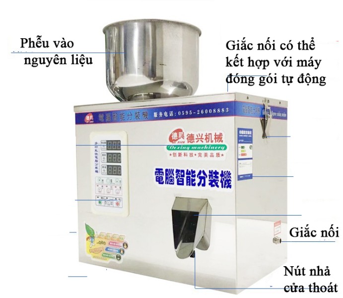 CÂN ĐỊNH LƯỢNG ĐIỆN TỬ ĐÓNG GÓI DẠNG HẠT DẠNG BỘT MG-50 2 - Vinakitchen MG501 - Vinakitchen