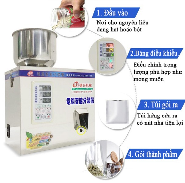 CÂN ĐỊNH LƯỢNG ĐIỆN TỬ ĐÓNG GÓI DẠNG HẠT DẠNG BỘT MG-50 3 - Vinakitchen MG502 - Vinakitchen