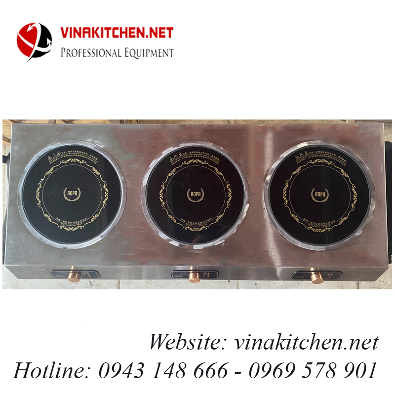 Bếp từ công nghiệp vinakitchen 3x3KW 1 - Vinakitchen bep tu cong nghiep vinakitchen 3x3kw 1 - Vinakitchen