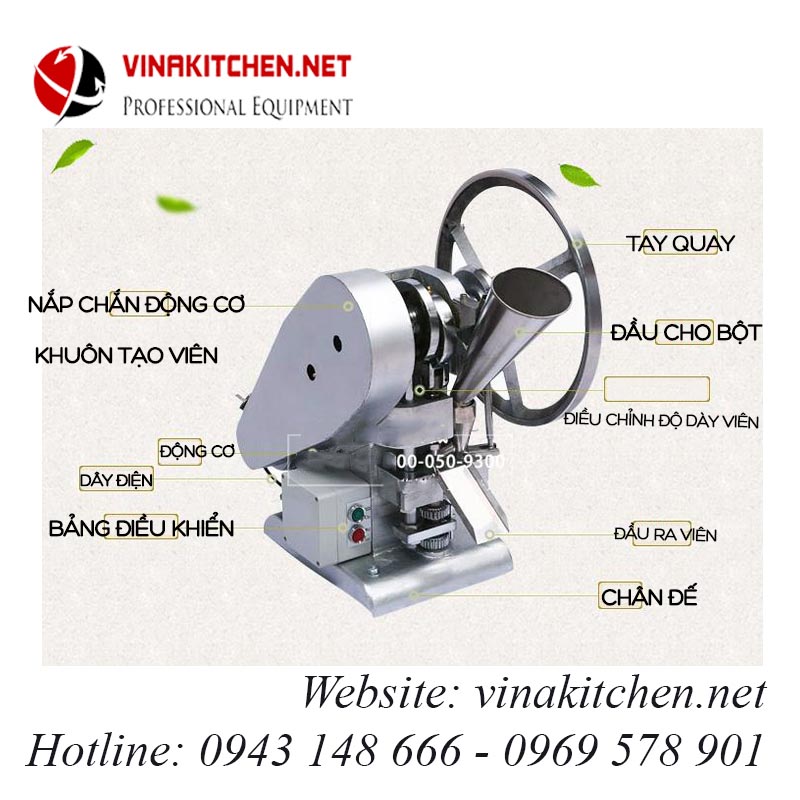 may dap vien thuoc tay 1 chay 1 2 - Vinakitchen