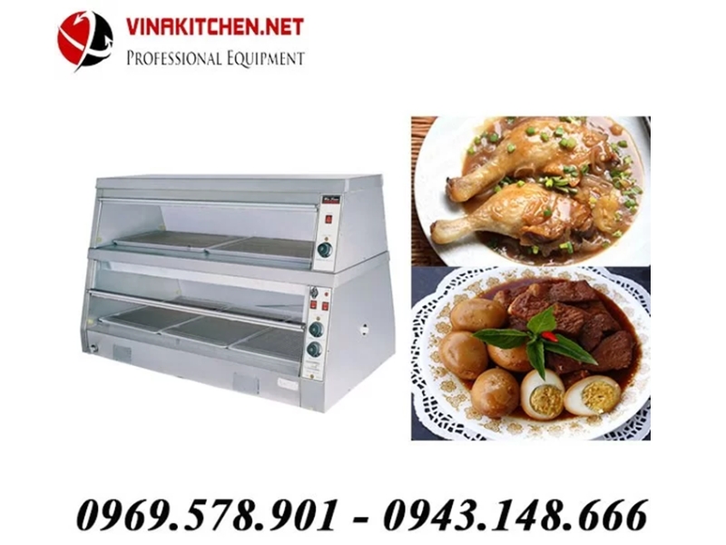 Tủ hâm nóng thức ăn đa năng 4 khay WDH-2PA